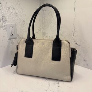 Kate Spade black and cream leather purse